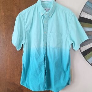 Old Navy Men's Light Blue Ombre Shirt